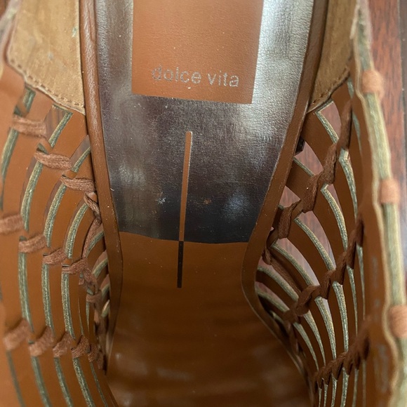 Dolce Vita DV New summer Booties color caramel size 9.5 no box - Picture 6 of 6